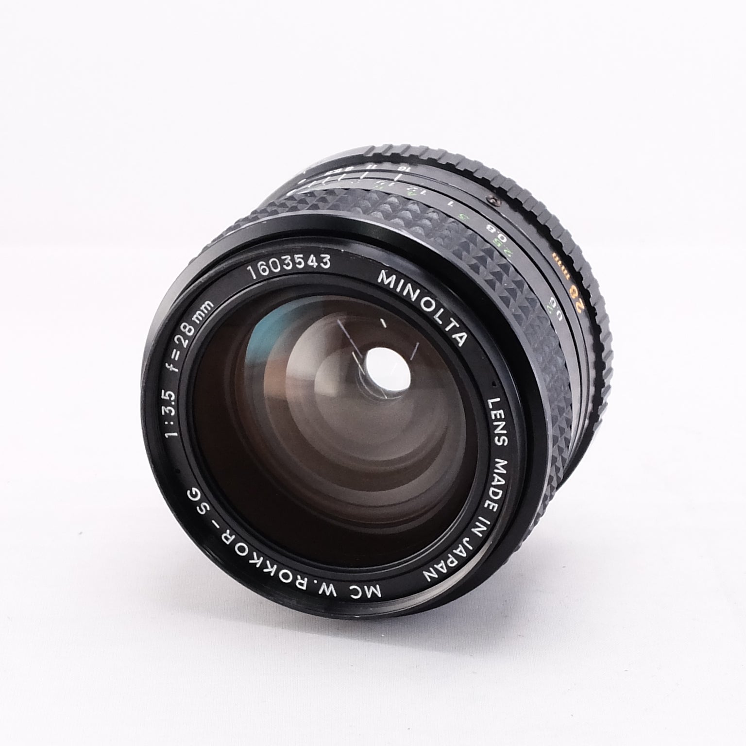 【MINOLTA】MC W.ROKKOR-SG 28mm F3.5 [SR/MD] #1653152695187 | 東京CAMERA
