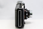 BROOKS VERYWIDE 6x9 film camera shown from the side with Super-Angulon 47mm F8 lens, excellent condition.