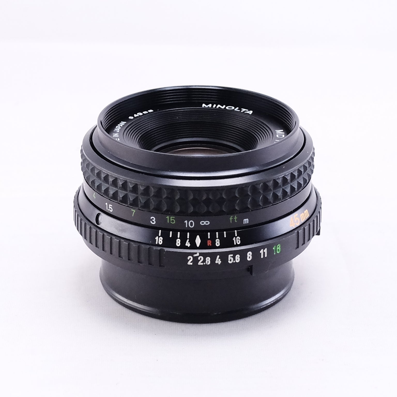 【MINOLTA】MD ROKKOR 45mm F2 [MD] フード付属 #1472153212070 | 東京CAMERA