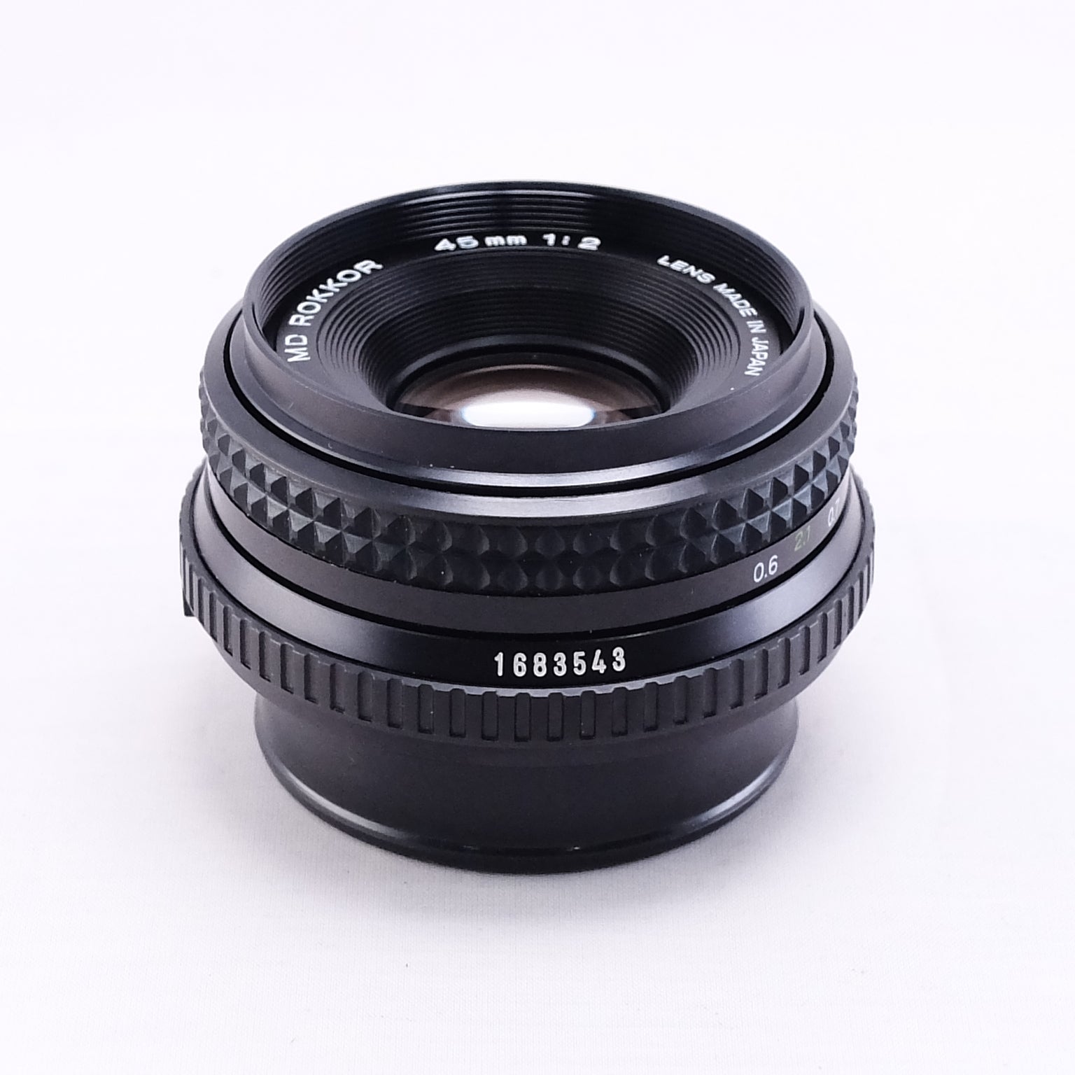【MINOLTA】MD ROKKOR 45mm F2 [MD] フード付属 #1472153212070 | 東京CAMERA