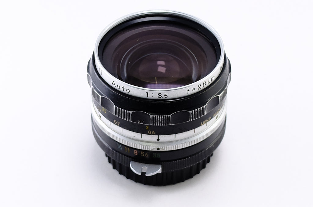 【Nikon】NIKKOR-H Auto 2.8cm F3.5 非Ai [F] | 東京CAMERA