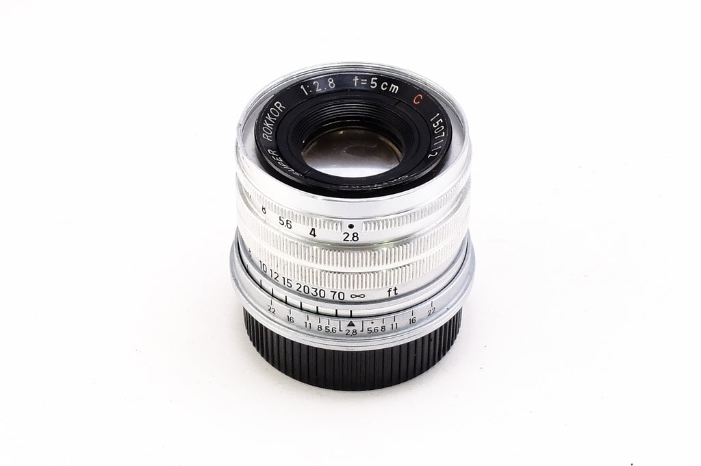 【MINOLTA】SUPER ROKKOR 5cm F2.8 C [L39]キャップ付属 | 東京CAMERA