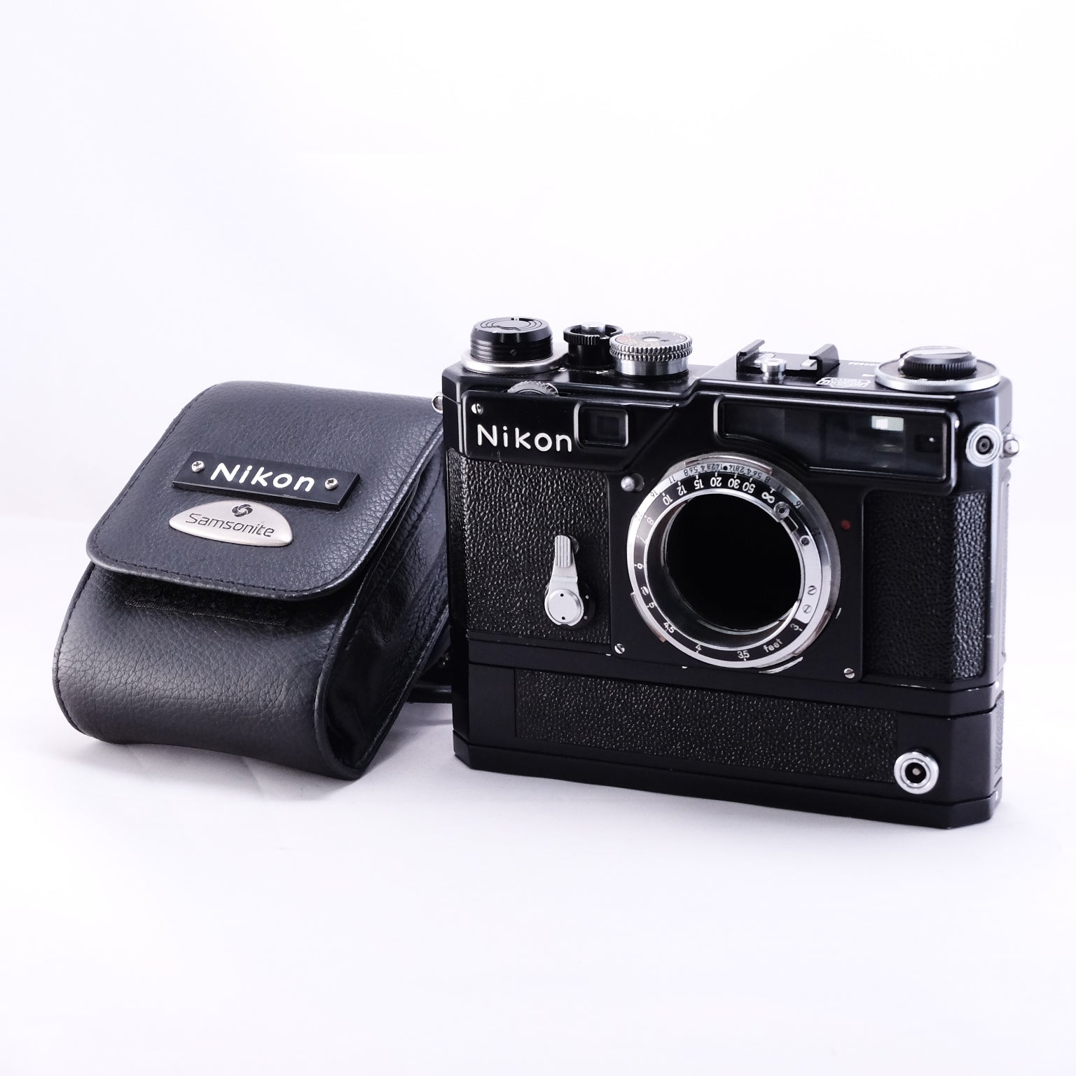 Nikon SP Black 後塗り + モータードライブ (改造品)