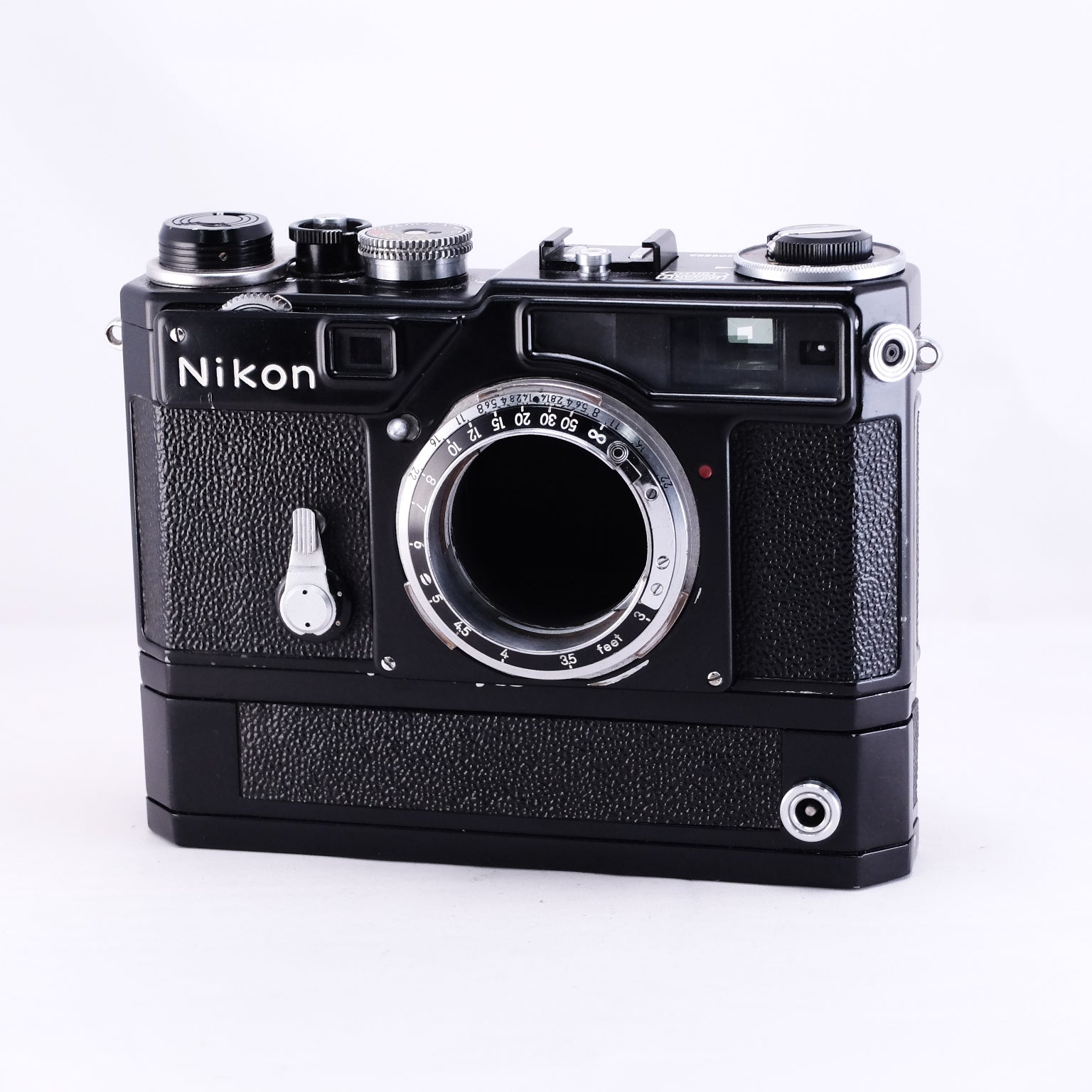 Nikon SP Black 後塗り + モータードライブ (改造品)