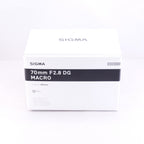 SIGMA 70mm F2.8 Art DG MACRO [E]