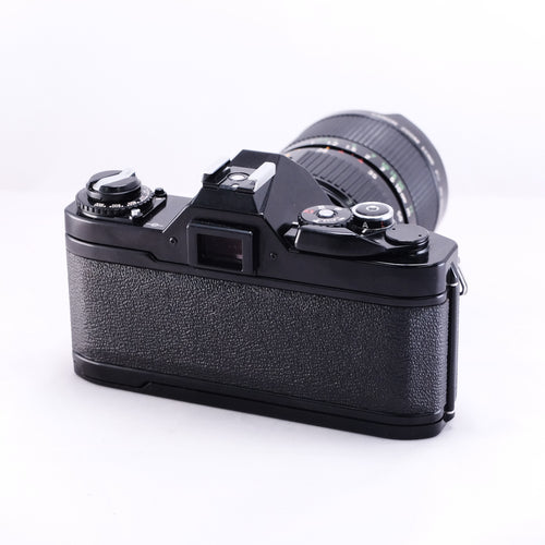 Canon AV-1 (Black) + CANON ZOOM LENS FD 28-50mm F3.5