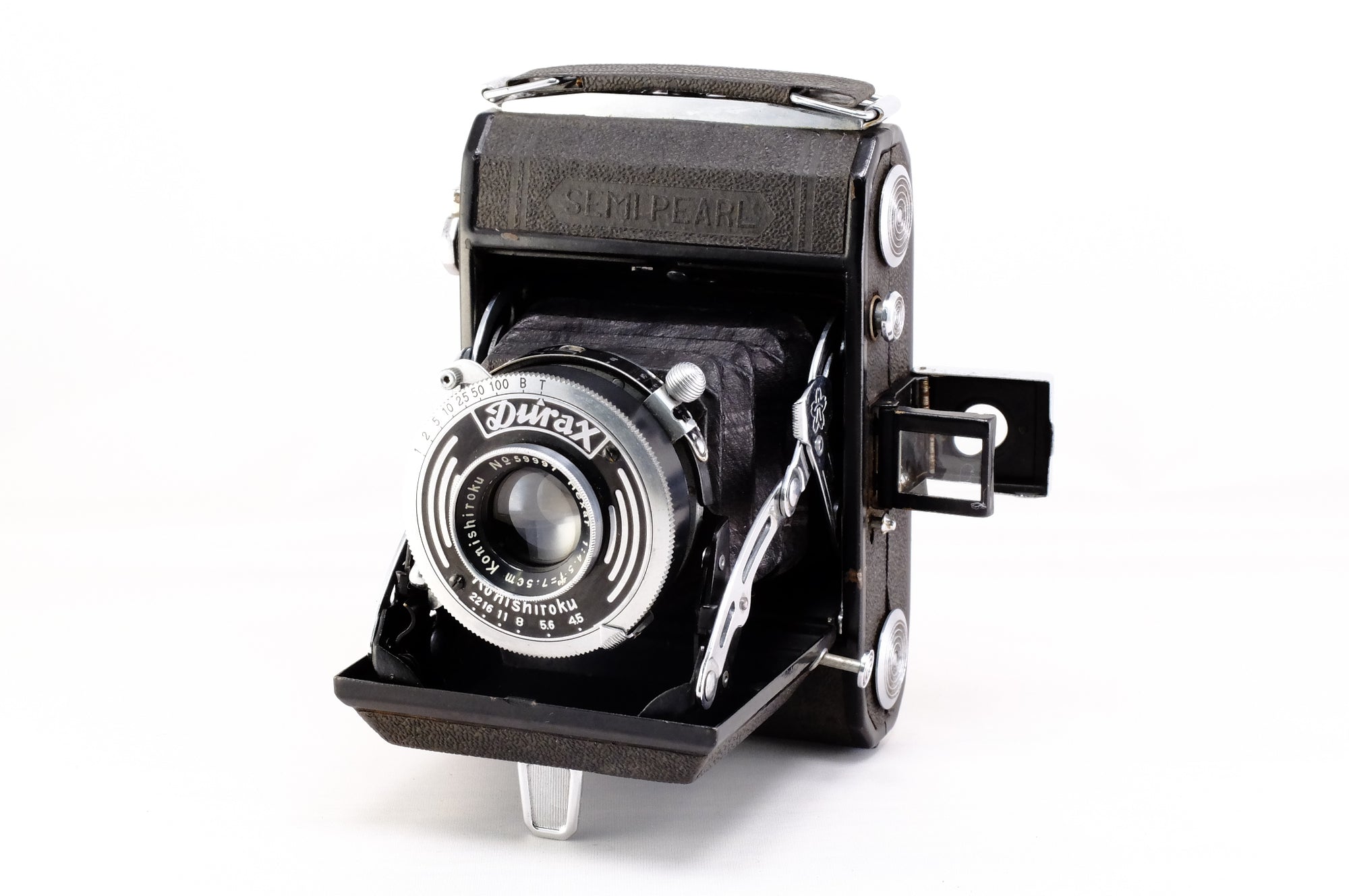 【小西六】 Konishiroku SEMI PEARL (最終型) / Hexar 7.5cm F4.5 #1616240863122 | 東京CAMERA