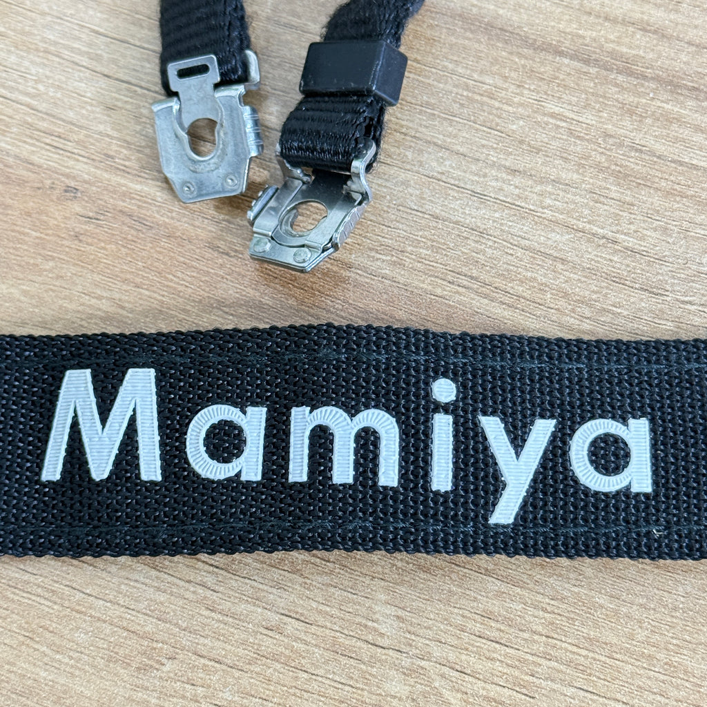 MAMIYA ストラップ M645  専用留め具付き ロゴ付き