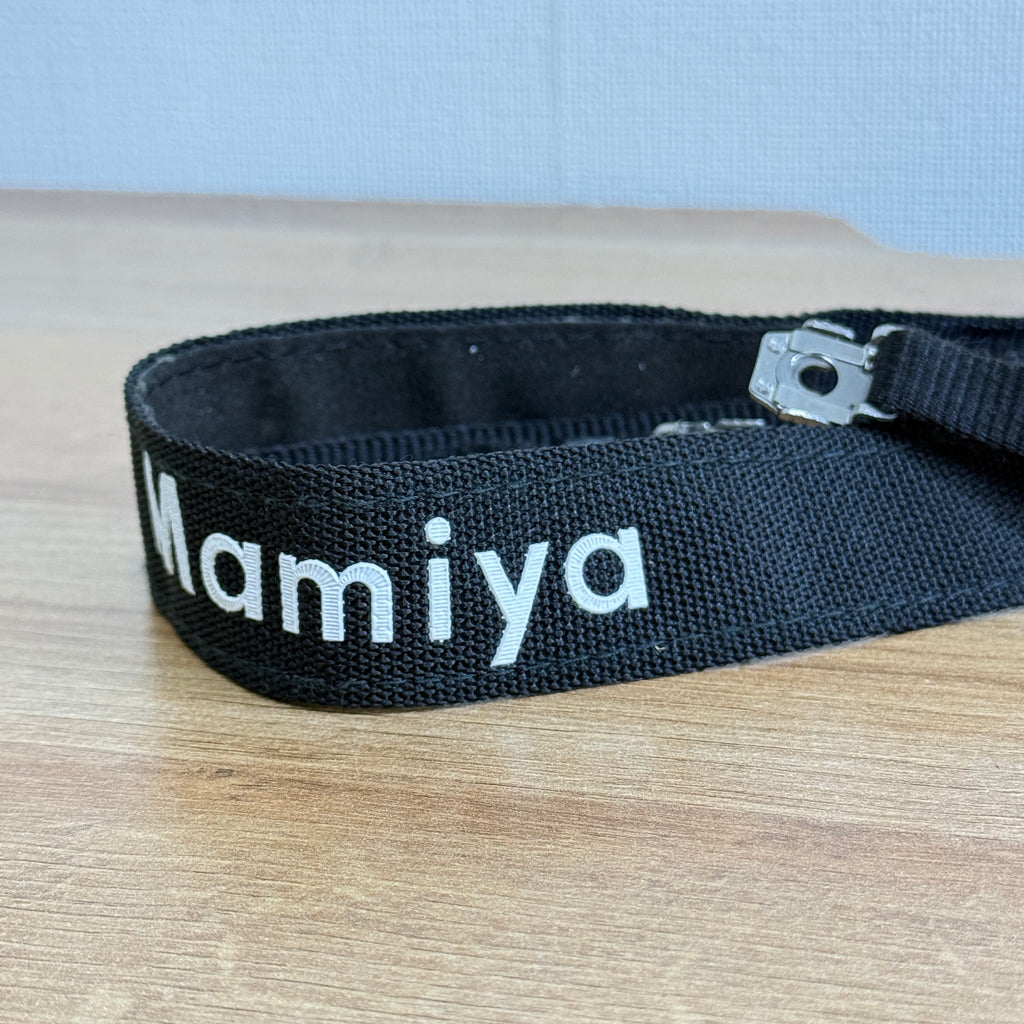 MAMIYA ストラップ M645  専用留め具付き ロゴ付き